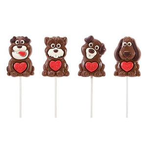 All City Candy Palmer Double Crisp Chocolate Big Puppy Valentine Pops Valentine's Day R.M. Palmer Company For fresh candy and great service, visit www.allcitycandy.com