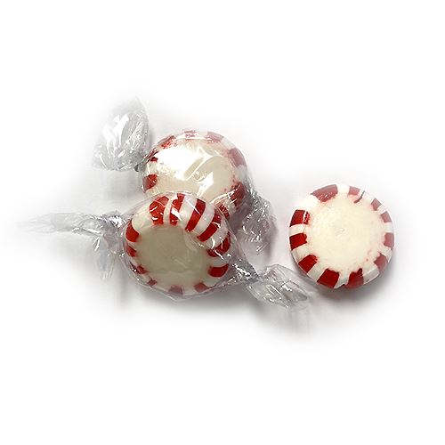 All City Candy Peppermint Starlights Hard Candy Mints - 5 LB Bulk Bag Bulk Wrapped Quality Candy Company For fresh candy and great service, visit www.allcitycandy.com