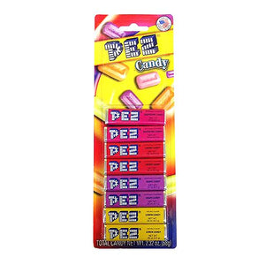 All City Candy PEZ Assorted Fruit Candy Refills .29 oz. - 8 Pack Novelty PEZ Candy Default Title For fresh candy and great service, visit www.allcitycandy.com