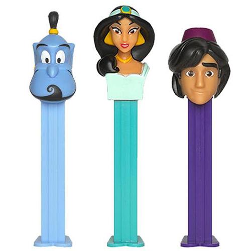 All City Candy PEZ Disney Aladdin Collection Candy Dispenser - 1-Piece Blister Pack Novelty PEZ Candy For fresh candy and great service, visit www.allcitycandy.com