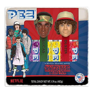 All City Candy PEZ Stranger Things Candy Dispenser Twin Pack Gift Box Novelty PEZ Candy For fresh candy and great service, visit www.allcitycandy.com