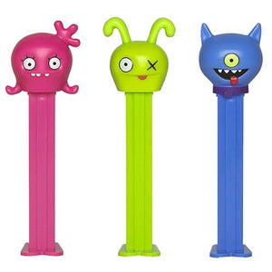 All City Candy PEZ Ugly Dolls Collection Candy Dispenser - 1-Piece Blister Pack Novelty PEZ Candy For fresh candy and great service, visit www.allcitycandy.com
