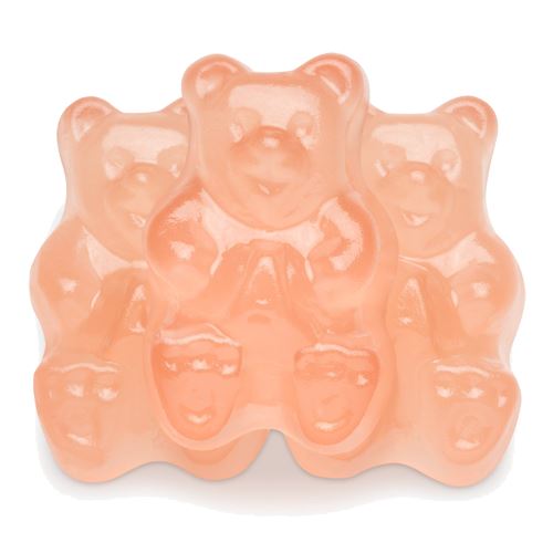 All City Candy Pink Grapefruit Gummi Bears - 5 LB Bulk Bag Bulk Unwrapped Albanese Confectionery Default Title For fresh candy and great service, visit www.allcitycandy.com
