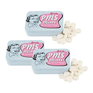 All City Candy PMS Mints - 1.5-oz. Tin Novelty Boston America Case of 18 For fresh candy and great service, visit www.allcitycandy.com