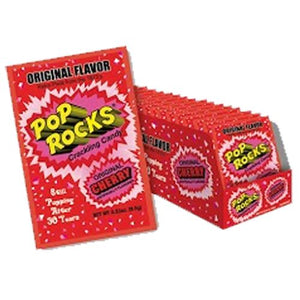 All City Candy Pop Rocks Cherry Popping Candy - .33-oz. Package Novelty Pop Rocks (Zeta Espacial SA) Case of 24 For fresh candy and great service, visit www.allcitycandy.com