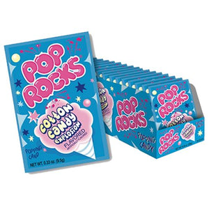 All City Candy Pop Rocks Cotton Candy Explosion Popping Candy - .33-oz. Package Novelty Pop Rocks (Zeta Espacial SA) Case of 24 For fresh candy and great service, visit www.allcitycandy.com