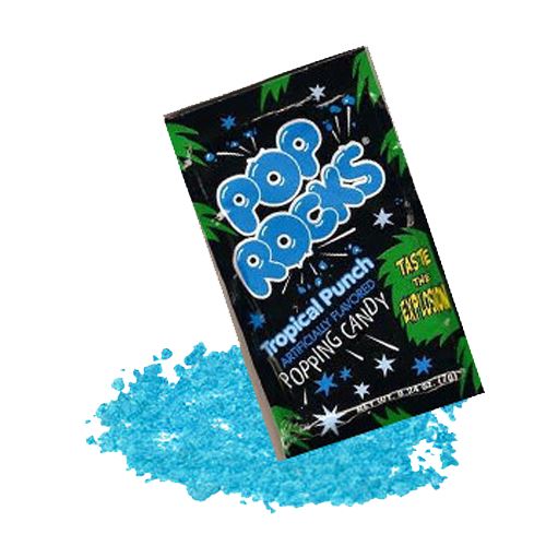 All City Candy Pop Rocks Tropical Punch Popping Candy - .33-oz. Package Novelty Pop Rocks (Zeta Espacial SA) 1 Package For fresh candy and great service, visit www.allcitycandy.com