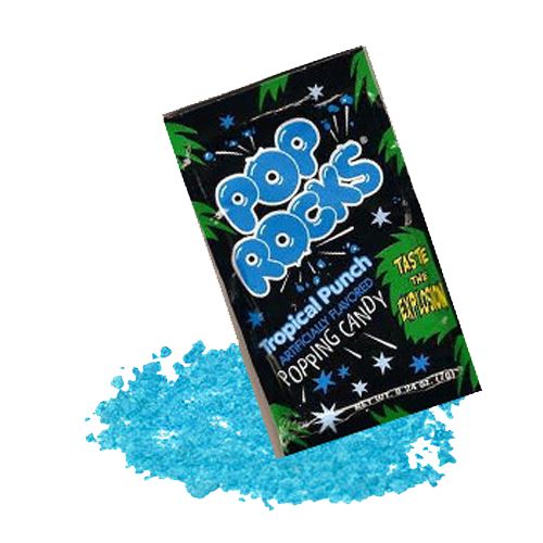 Pop Rocks Tropical Punch Popping Candy - 0.33-oz. Package - All City Candy