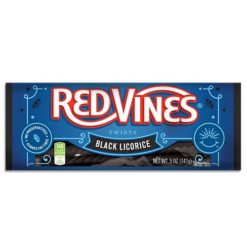 All City Candy Red Vines Black Licorice Twists - 5-oz. Pack Licorice American Licorice Company For fresh candy and great service, visit www.allcitycandy.com