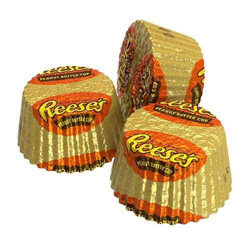 All City Candy Reese's Peanut Butter Cups Miniatures - 3 LB Bulk Bag Bulk Wrapped Hershey's For fresh candy and great service, visit www.allcitycandy.com