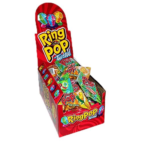 All City Candy Ring Pop Twisted Candy .5 oz. - Case of 24 Lollipops & Suckers Bazooka Candy Brands For fresh candy and great service, visit www.allcitycandy.com