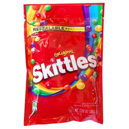 All City Candy Skittles Original Bite Size Candies - 7.2-oz. Bag Chewy Wrigley For fresh candy and great service, visit www.allcitycandy.com