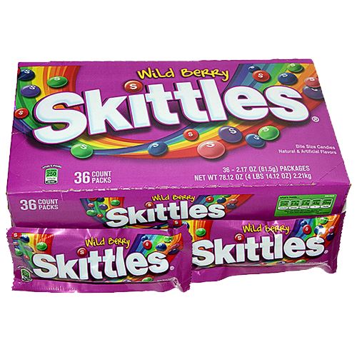 SKITTLES Tropical Candy Single Pack, 2.17 oz