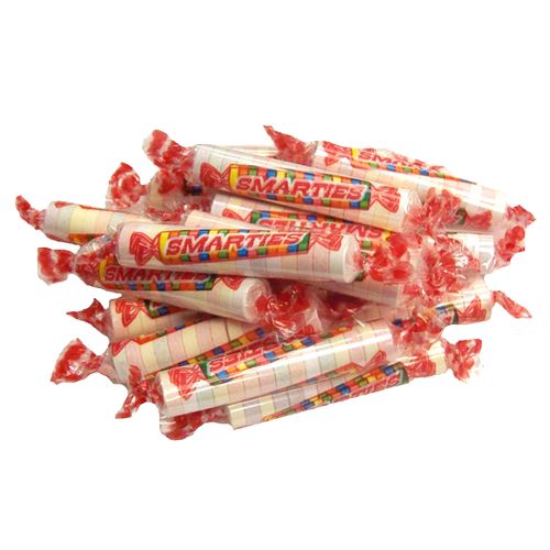 All City Candy Smarties 15 Tablet Candy Rolls - 40 LB Bulk Case Smarties Candy Company For fresh candy and great service, visit www.allcitycandy.com