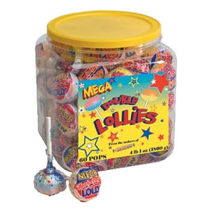 All City Candy Smarties Mega Lollies Lollipops - Tub of 60 Smarties Candy Company Default Title For fresh candy and great service, visit www.allcitycandy.com