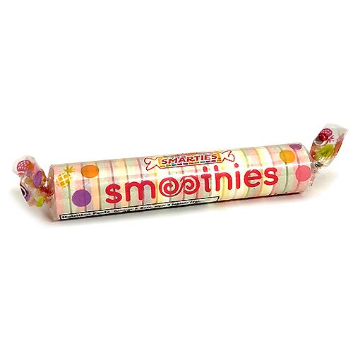All City Candy Smarties Smoothies Candy Roll 2.25 oz. General Smarties Candy Company 1 Roll For fresh candy and great service, visit www.allcitycandy.com