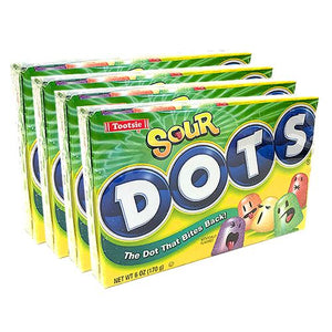 All City Candy Sour DOTS Gumdrops - 6-oz. Theater Box Theater Boxes Tootsie Roll Industries For fresh candy and great service, visit www.allcitycandy.com