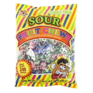 All City Candy Sour Fruit Chews - Bag of 240 Bulk Wrapped Albert's Candy For fresh candy and great service, visit www.allcitycandy.com