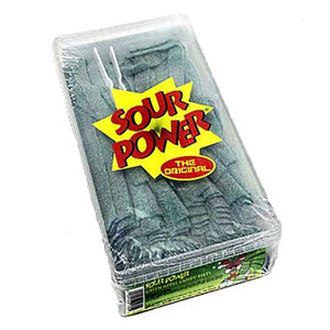 All City Candy Sour Power Green Apple Candy Belts, Unwrapped - Tub of 150 Sour Dorval Trading For fresh candy and great service, visit www.allcitycandy.com