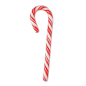 All City Candy Spangler Red & White Peppermint Candy Canes 1 oz. Christmas Spangler 1 Piece For fresh candy and great service, visit www.allcitycandy.com