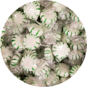 All City Candy Spearmint Starlight Mints Hard Candy - 3 LB Bulk Bag Bulk Wrapped Colombina For fresh candy and great service, visit www.allcitycandy.com
