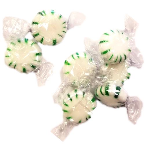 All City Candy Spearmint Starlight Mints Hard Candy - 3 LB Bulk Bag Bulk Wrapped Colombina For fresh candy and great service, visit www.allcitycandy.com