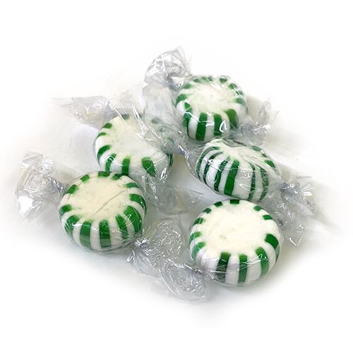 All City Candy Spearmint Starlight Mints Hard Candy - 5 LB Bulk Bag Bulk Wrapped Quality Candy Company For fresh candy and great service, visit www.allcitycandy.com