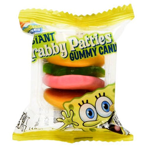 All City Candy SpongeBob SquarePants Giant Krabby Patties Gummy Candy - 36 Piece Case Gummi Frankford Candy For fresh candy and great service, visit www.allcitycandy.com