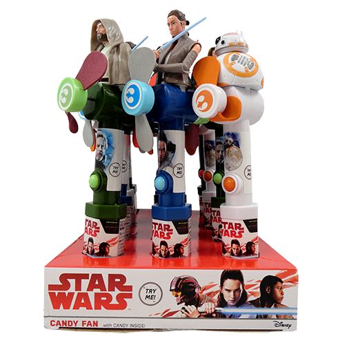 All City Candy Star Wars Episode 8 Character Fan Candy Toy Novelty Candyrific 1 Piece For fresh candy and great service, visit www.allcitycandy.com