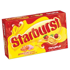 All City Candy Starburst Fruit Chews Original Fruits - 3.5-oz. Theater Box Theater Boxes Wrigley 1 Box For fresh candy and great service, visit www.allcitycandy.com