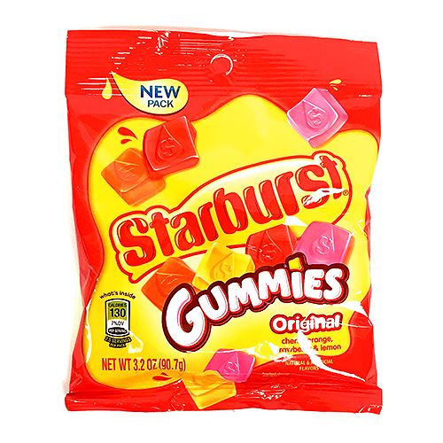 All City Candy Starburst Gummies Original - 3.2-oz. Bag Gummi Wrigley For fresh candy and great service, visit www.allcitycandy.com