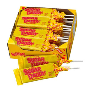 All City Candy Sugar Daddy Caramel Pops 1.7 oz. Caramel Candy Charms Candy (Tootsie) Case of 24 For fresh candy and great service, visit www.allcitycandy.com