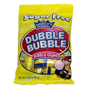 All City Candy Sugar Free Dubble Bubble Bubble Gum - 3.25-oz. Bag Gum/Bubble Gum Concord Confections (Tootsie) For fresh candy and great service, visit www.allcitycandy.com