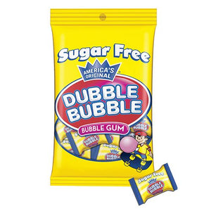 All City Candy Sugar Free Dubble Bubble Bubble Gum - 3.25-oz. Bag Gum/Bubble Gum Concord Confections (Tootsie) Case of 12 For fresh candy and great service, visit www.allcitycandy.com