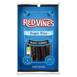 All City Candy Sugar Free Red Vines Black Licorice Twists - 5-oz. Bag Licorice American Licorice Company For fresh candy and great service, visit www.allcitycandy.com