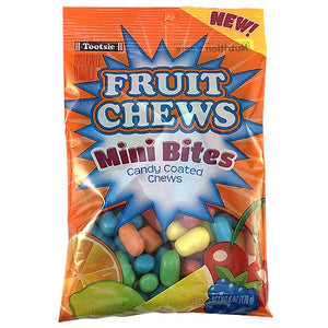 All City Candy Tootsie Fruit Chew Mini Bites Candy Coated Chews - 6-oz. Bag Chewy Tootsie Roll Industries For fresh candy and great service, visit www.allcitycandy.com