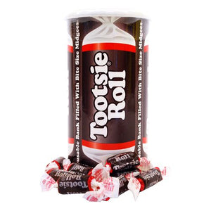 All City Candy Tootsie Roll Midgees Bank 4 oz. Novelty Tootsie Roll Industries For fresh candy and great service, visit www.allcitycandy.com