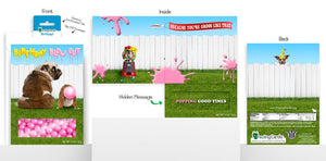 All City Candy Treeting Cards "Birthday Blow Out" Greeting Card with Gumballs Novelty Treeting Cards For fresh candy and great service, visit www.allcitycandy.com