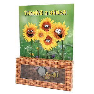 All City Candy Treeting Cards "Bunches of Thanks" Greeting Card Novelty Treeting Cards For fresh candy and great service, visit www.allcitycandy.com