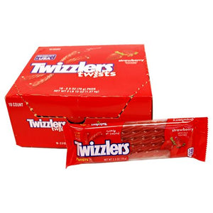 All City Candy Twizzlers Strawberry Licorice Twists - 2.5-oz. Pack Licorice Hershey's Case of 18 For fresh candy and great service, visit www.allcitycandy.com