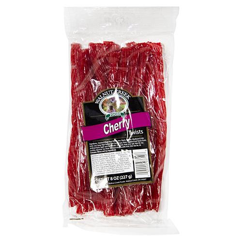 All City Candy Walnut Creek Cherry Licorice Twists - 8-oz. Bag Licorice Walnut Creek Foods For fresh candy and great service, visit www.allcitycandy.com