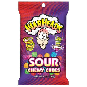 All City Candy WarHeads Sour Chewy Cubes Candy - 5-oz. Bag Sour Impact Confections For fresh candy and great service, visit www.allcitycandy.com