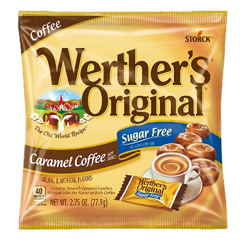 All City Candy Werther's Original Caramel Coffee Sugar Free Hard Candies - 1.46-oz. Bag Storck For fresh candy and great service, visit www.allcitycandy.com