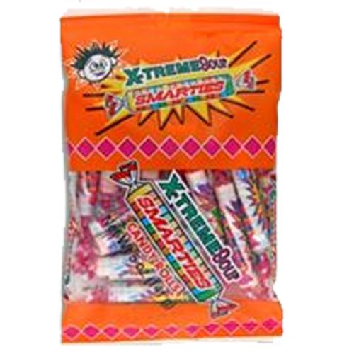 All City Candy X-Treme Sour Smarties Candy Rolls - 5-oz. Bag Sour Smarties Candy Company Default Title For fresh candy and great service, visit www.allcitycandy.com