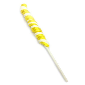 All City Candy Yellow & White Lemon Mini Unicorn Pop - 24 Count Tub Lollipops & Suckers Adams & Brooks For fresh candy and great service, visit www.allcitycandy.com