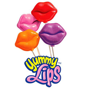 All City Candy Yummy Lips Gourmet Lollipops 1 oz. - Case of 24 Lollipops & Suckers Cima Confections For fresh candy and great service, visit www.allcitycandy.com