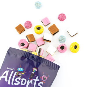 All City Candy Gustaf's Allsorts Gourmet English Licorice 6.3-oz. Bag Licorice Gerrit J. Verburg Candy For fresh candy and great service, visit www.allcitycandy.com