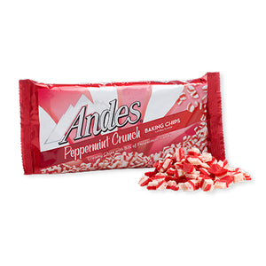 All City Candy Andes Peppermint Crunch Baking Chips - 10-oz. Bag Christmas Charms Candy (Tootsie) For fresh candy and great service, visit www.allcitycandy.com