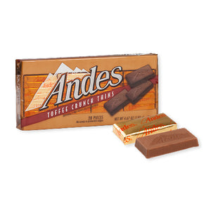 All City Candy Andes Toffee Crunch Thins  - 4.67-oz. Box Charms Candy (Tootsie) For fresh candy and great service, visit www.allcitycandy.com