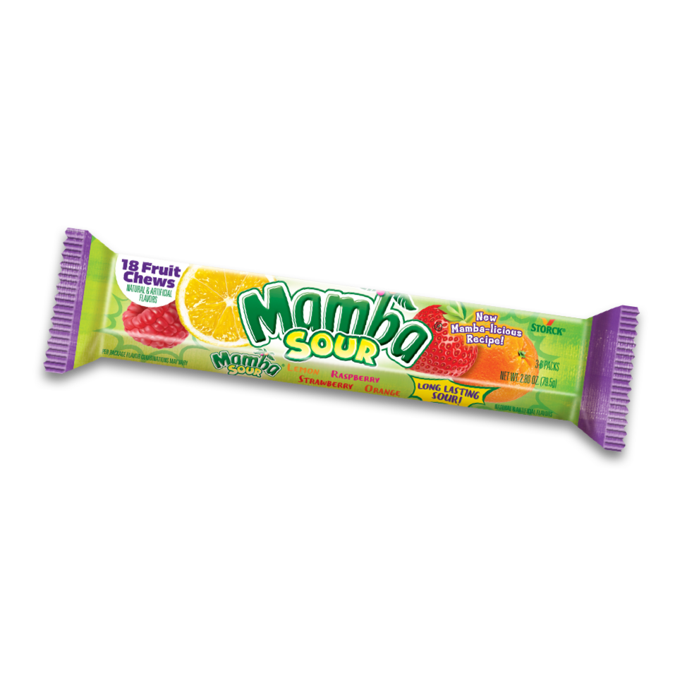All City Candy Mamba Sour Fruit Chews - 2.8-oz. Pack Storck For fresh candy and great service, visit www.allcitycandy.com